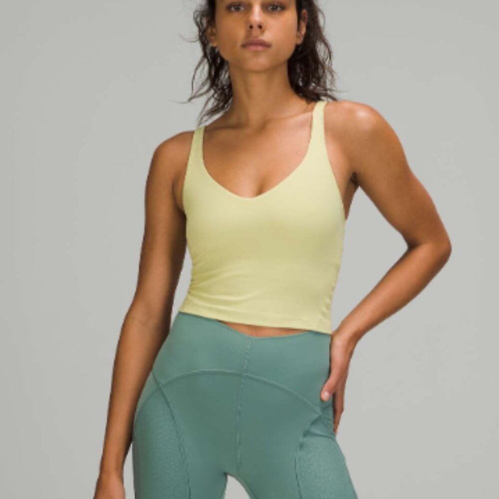 LULULEMON Womens Align Tank Top SIZE 2 Dew Green